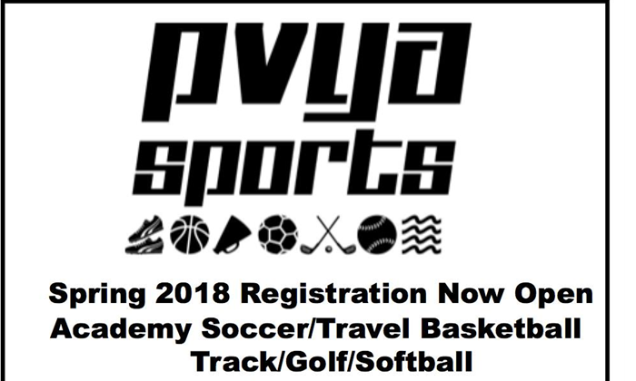 PVYA Fall Sports Registration Open!